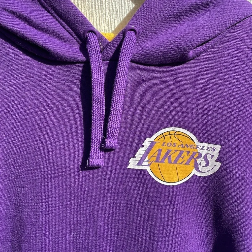 Men's Los Angeles Lakers Purple Victory Pullover Hoodie Size XL